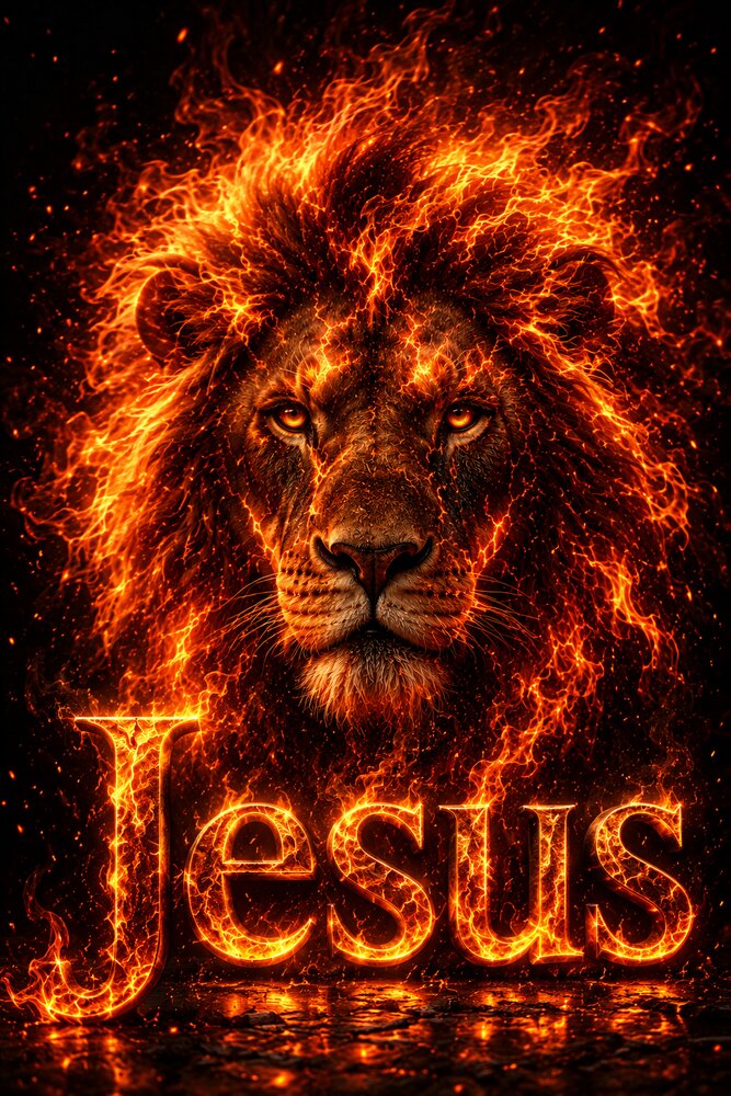 Jesus, o Leão de Fogo